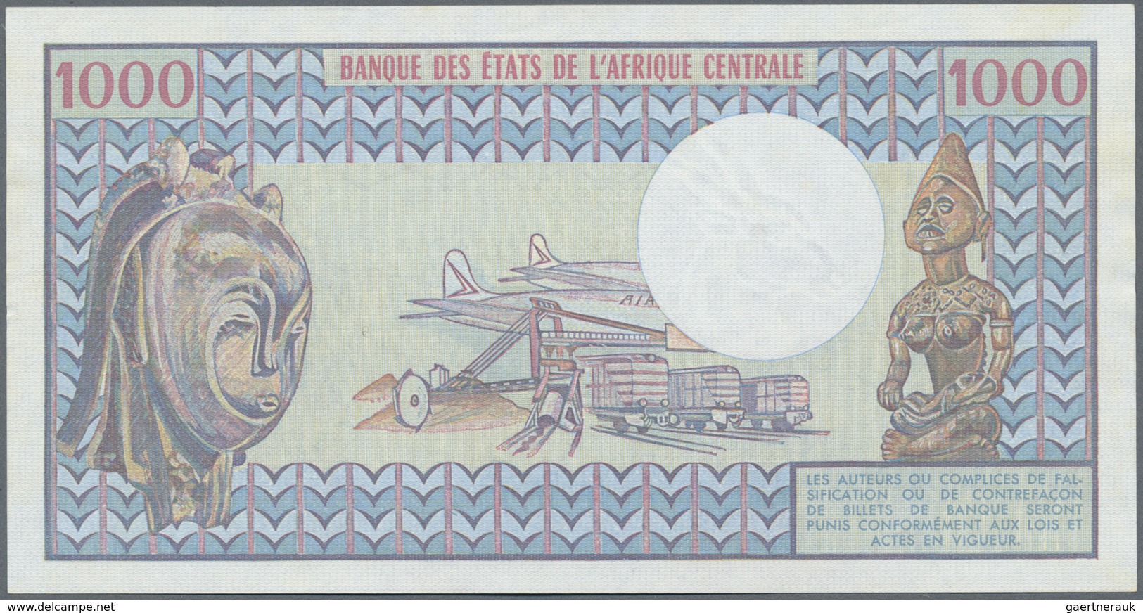 Chad / Tschad: 1000 Francs ND P. 3b, In Condition: AUNC. - Chad