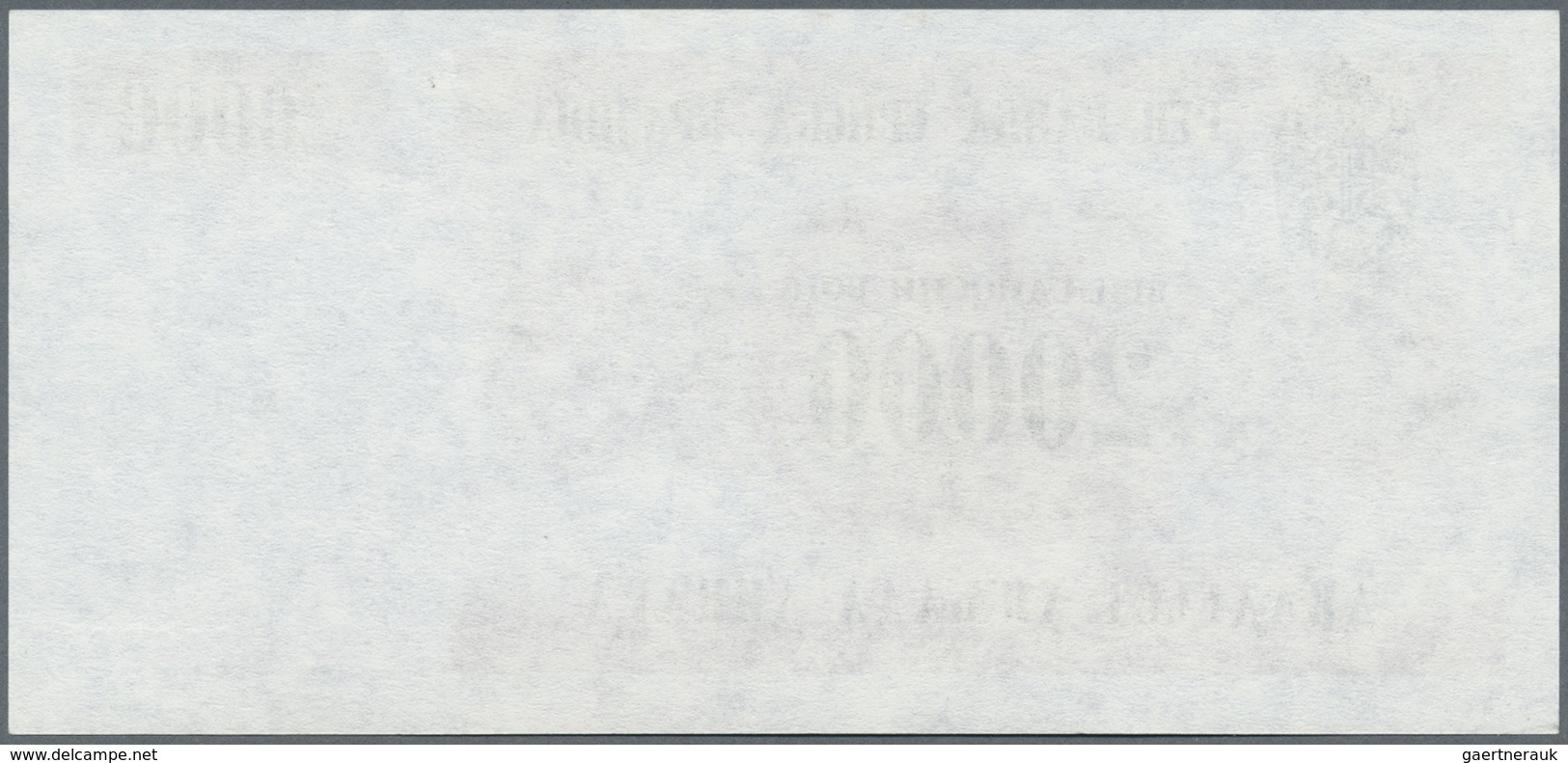 Croatia / Kroatien: Serbian Republic Krajina 20.000 Dinara ND(1991), P.RA2 (not Issued), Rare Bankno - Kroatië