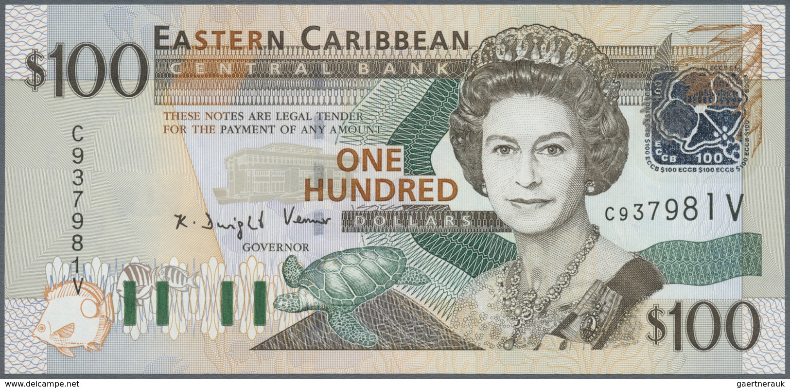 East Caribbean States / Ostkaribische Staaten: Set With 11 Banknotes East Caribbean States Series ND - East Carribeans