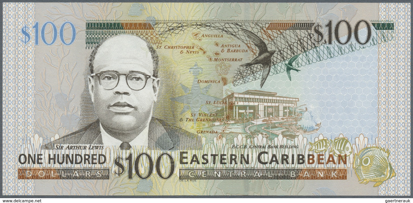 East Caribbean States / Ostkaribische Staaten: Set With 11 Banknotes East Caribbean States Series ND - East Carribeans