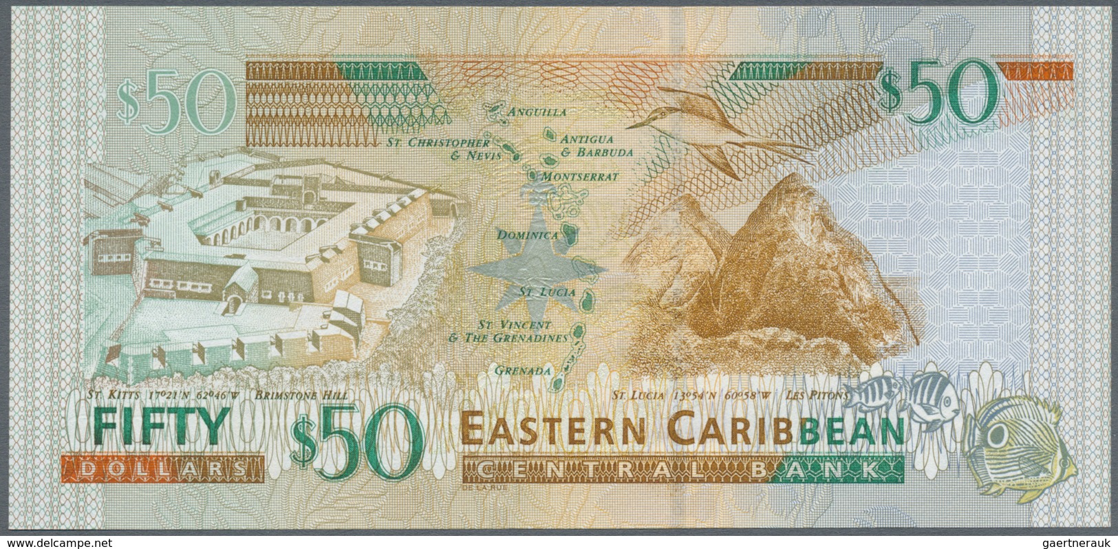 East Caribbean States / Ostkaribische Staaten: Set With 11 Banknotes East Caribbean States Series ND - East Carribeans