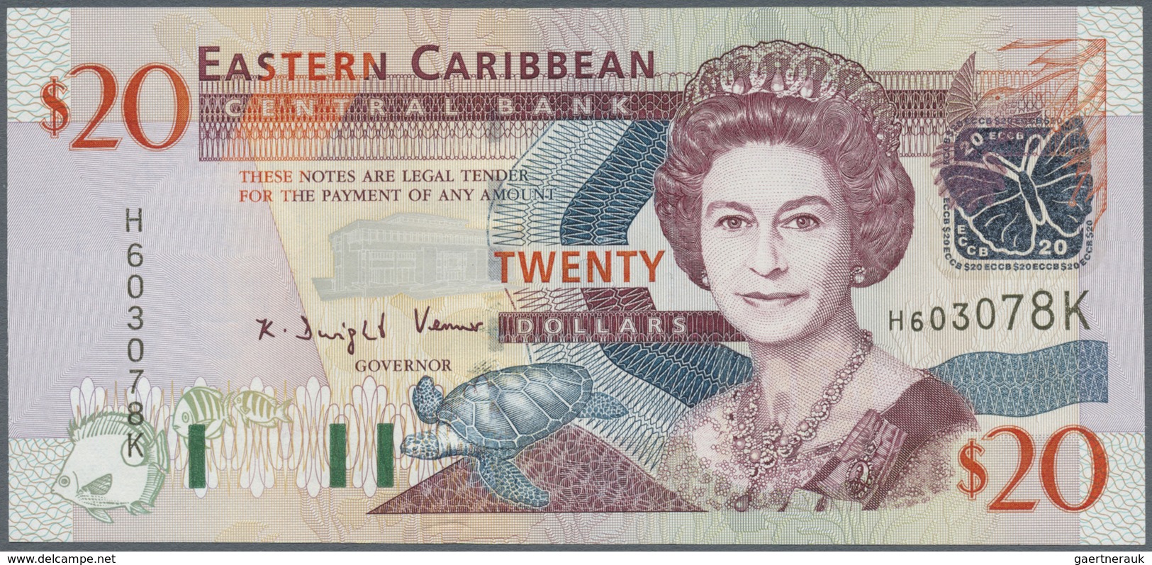 East Caribbean States / Ostkaribische Staaten: Set With 11 Banknotes East Caribbean States Series ND - East Carribeans