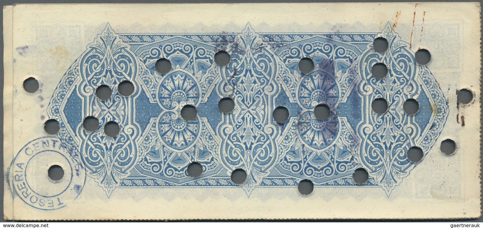 Egypt / Ägypten: Set Of 10 Pcs "The Egyptian Delta Light Railways Ltd" Coupons, All Cancelled With M - Aegypten