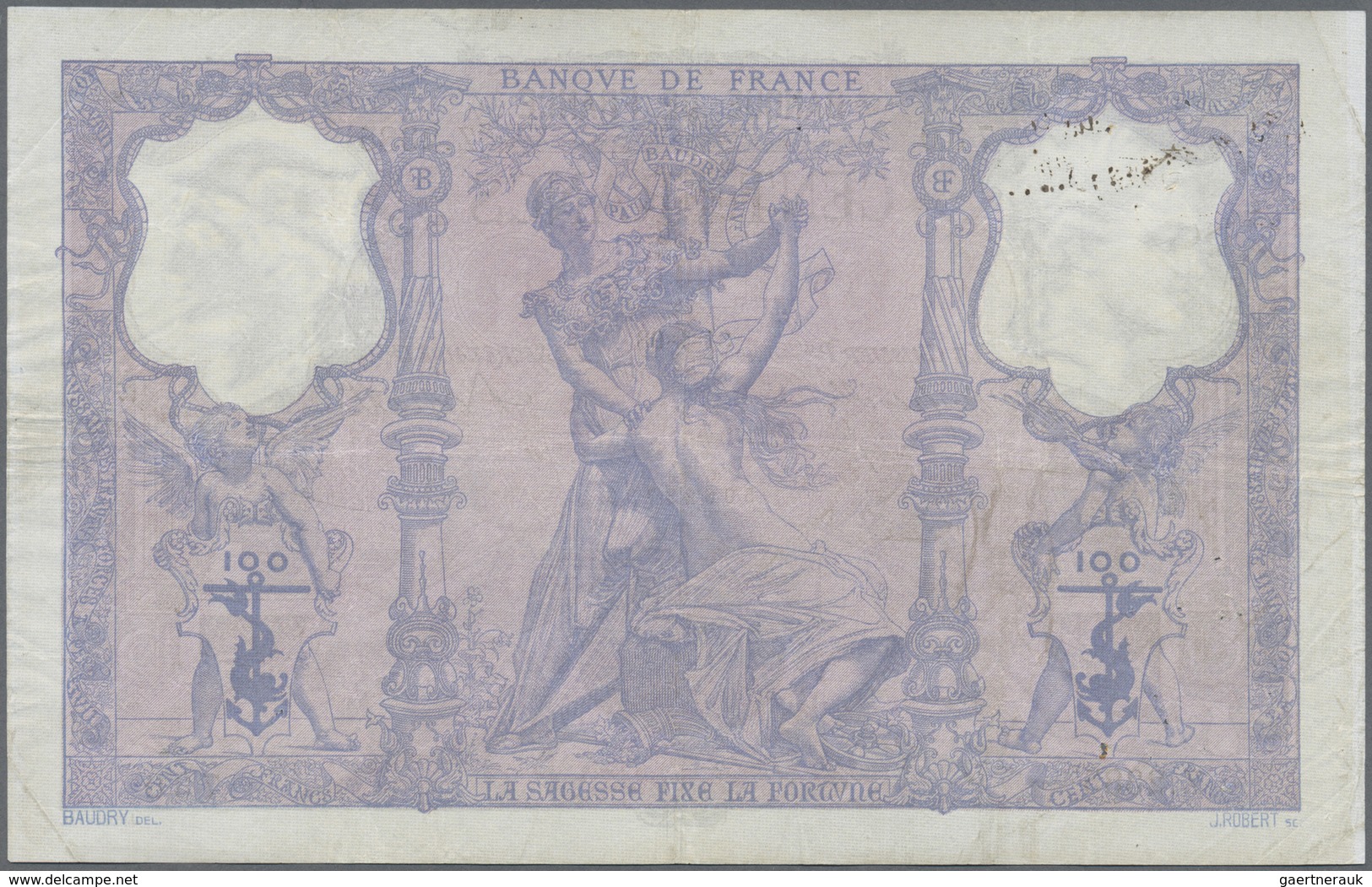 France / Frankreich: 100 Francs 1898 P. 65b, Fay. 21.11, Rarer Date, A Note With Crispness In Paper, - Other & Unclassified