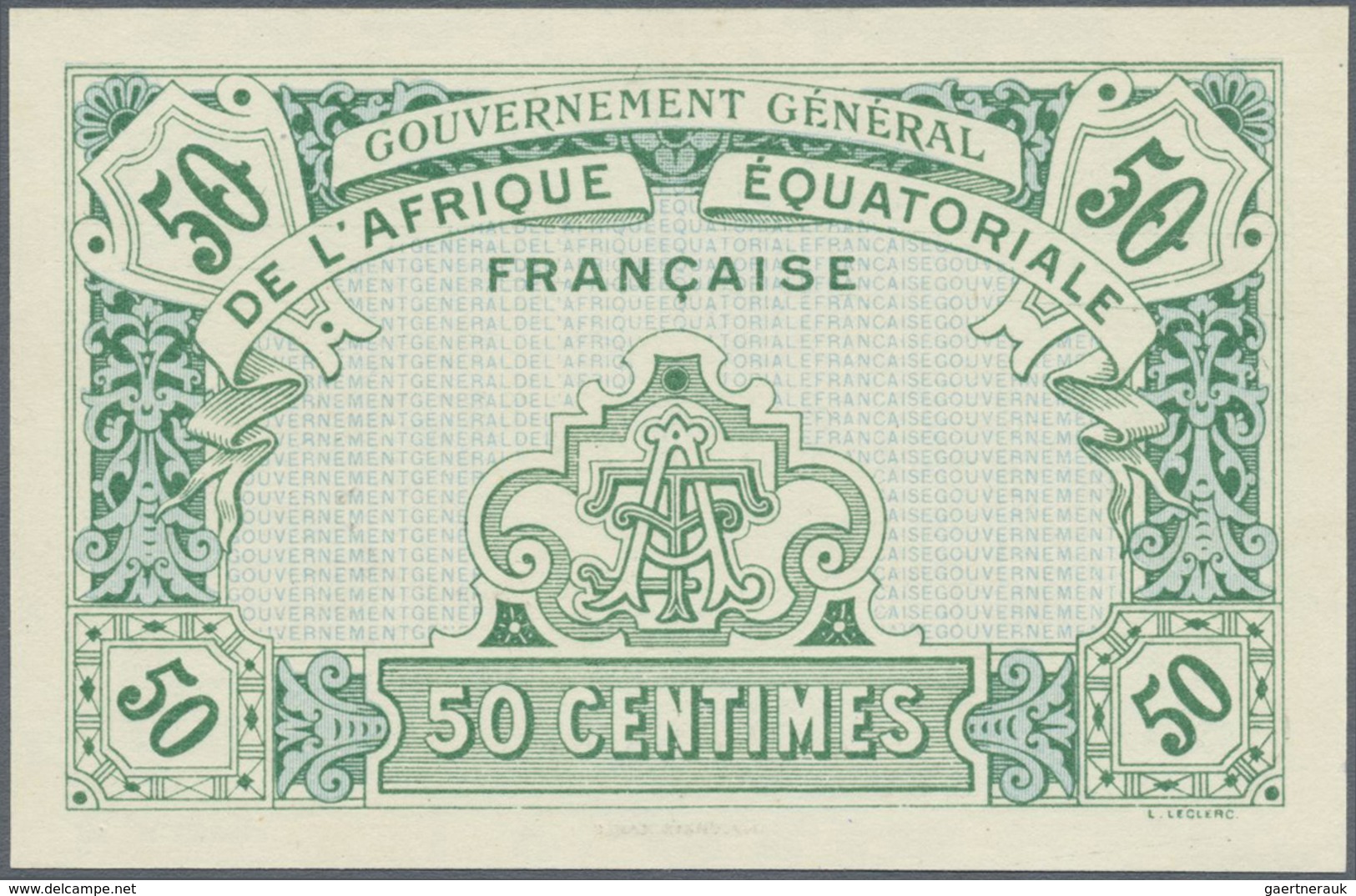 French Equatorial Africa / Französisch-Äquatorialafrika: Gouvernement Général De L'Afrique Équatoria - Equatorial Guinea