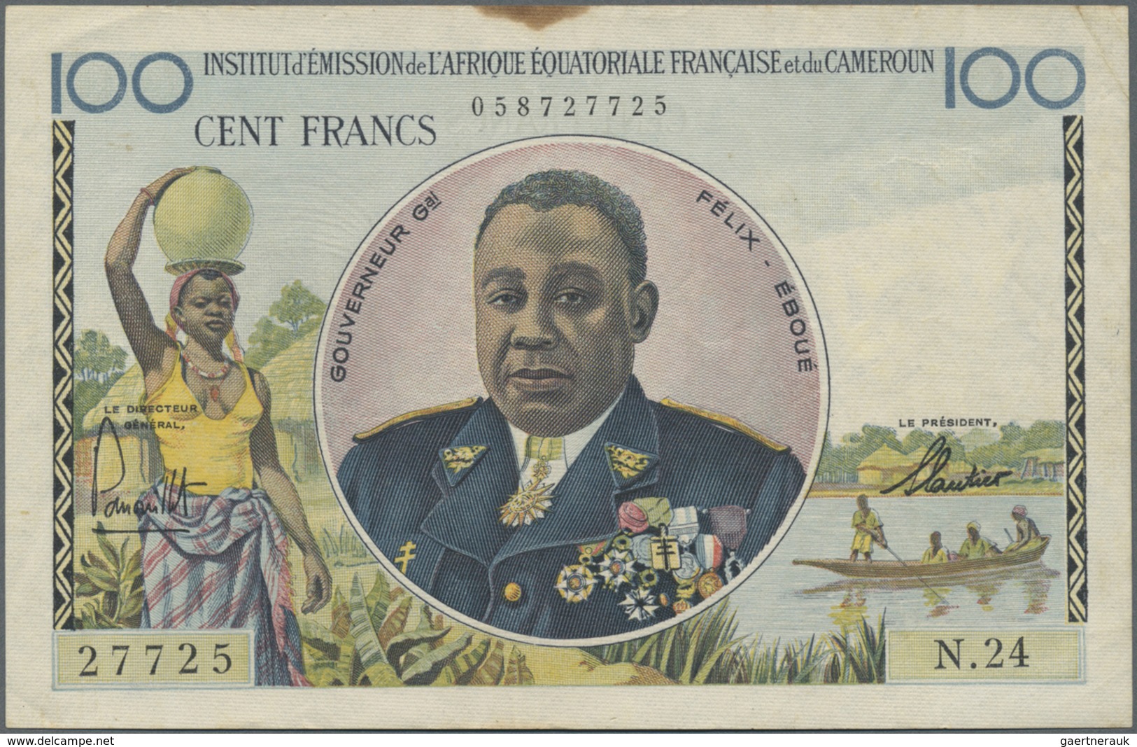 French Equatorial Africa / Französisch-Äquatorialafrika: Institut D'Émission De L'Afrique Équatorial - Equatorial Guinea