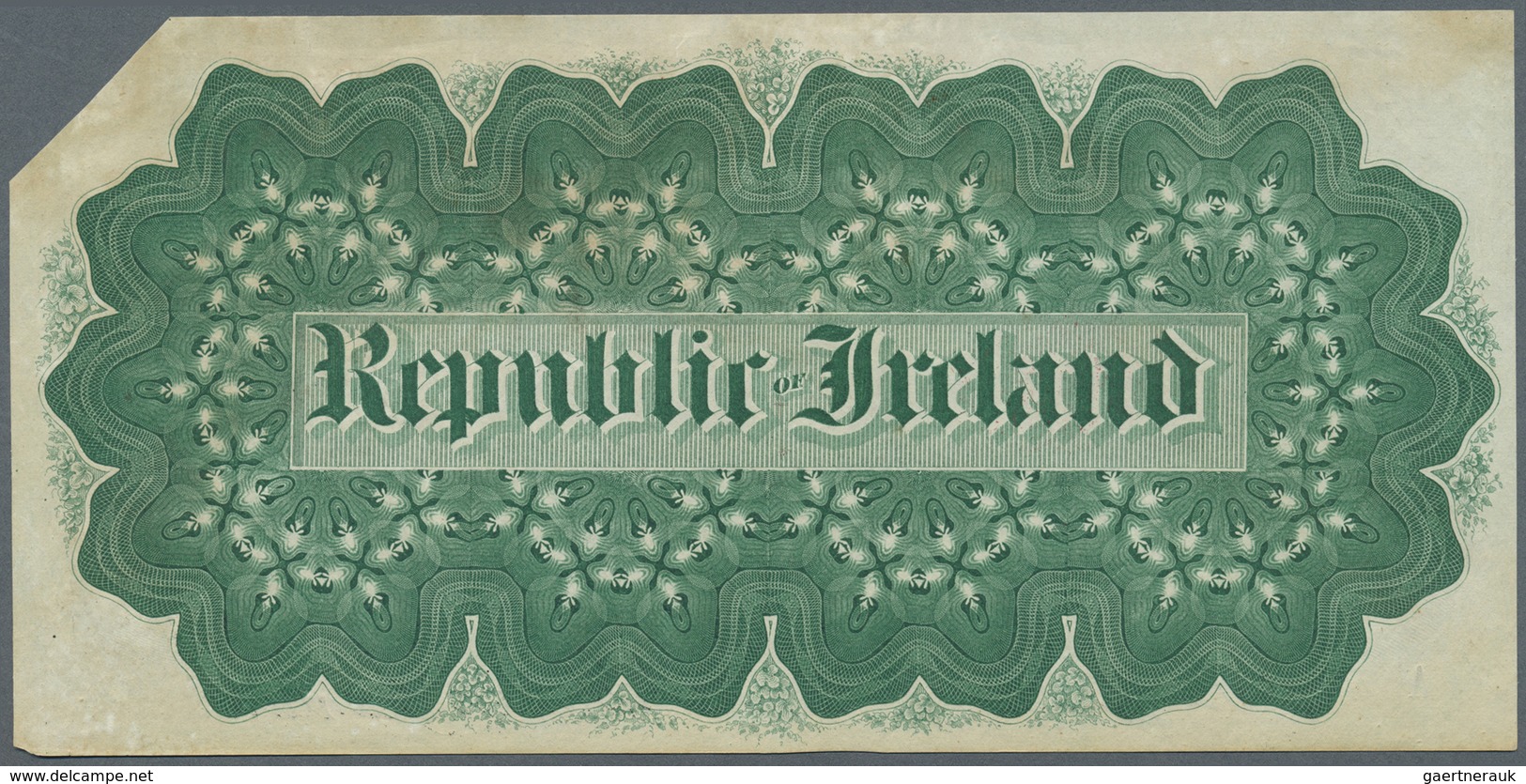 Ireland / Irland: "The Republic Of Ireland" 20 Dollars 186x P. NL, Never Folded, Extremly Crisp Orig - Ireland