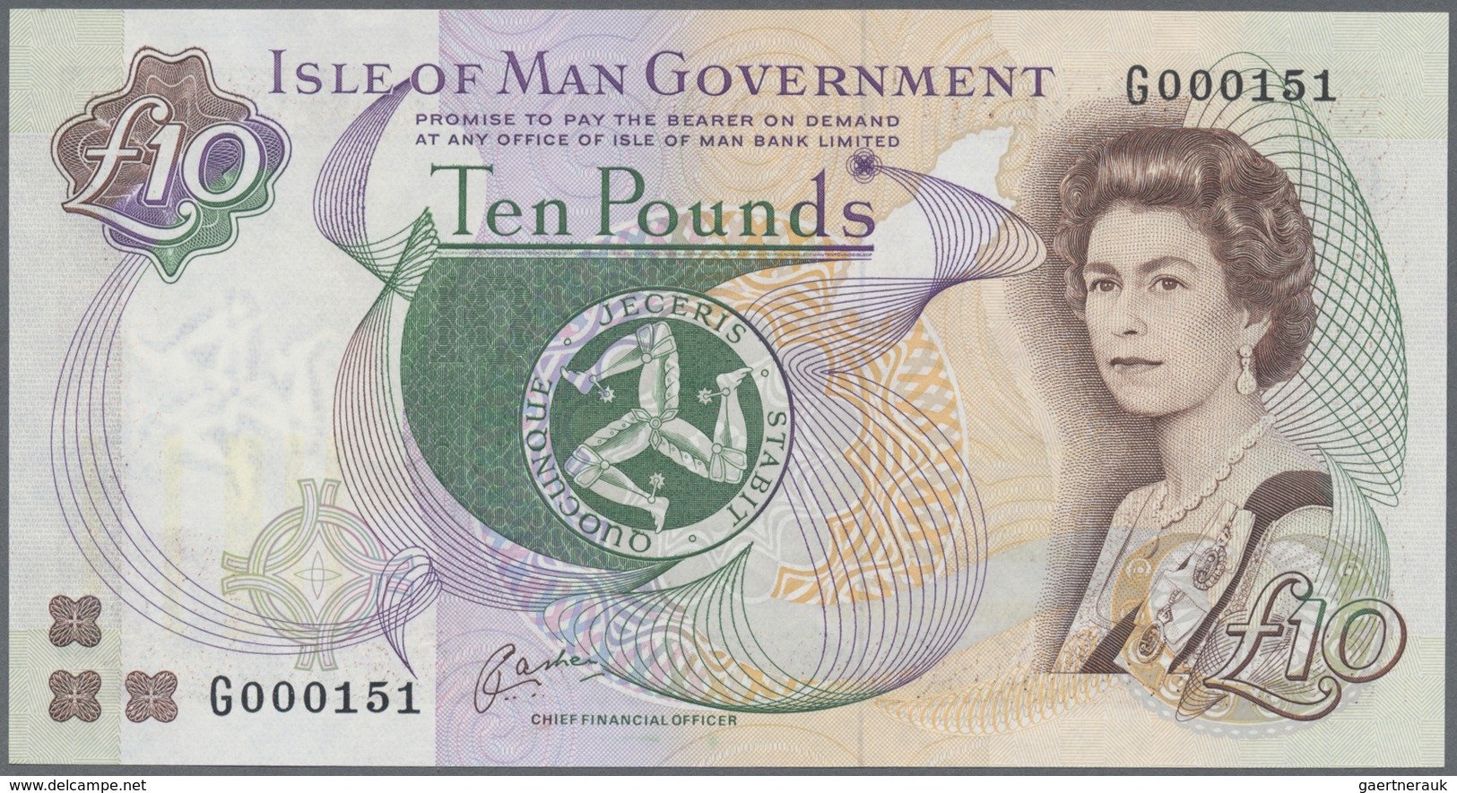 Isle Of Man: Set With 4 Banknotes 1, 5, 10 And 20 Pounds ND(1990-2009), P.40b, 41b, 42b, 43b, All In - Other & Unclassified