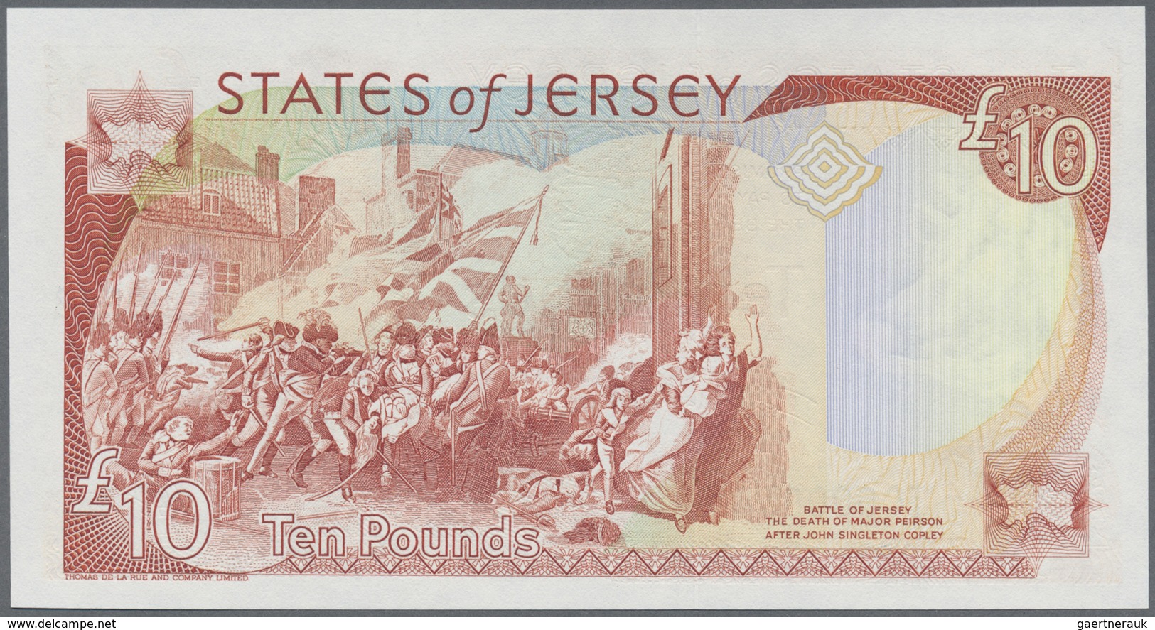 Jersey: Set With 4 Banknotes With Signature IAN BLACK P.26, 28-30 With Matching Low Serial Number 1 - Other & Unclassified