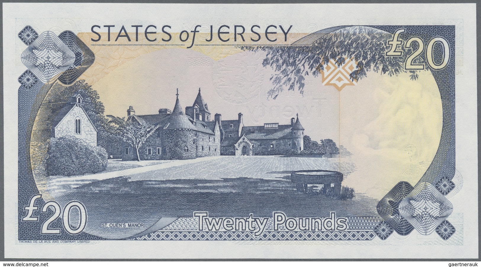 Jersey: Set with 4 Banknotes with signature IAN BLACK P.26, 28-30 with Matching Low Serial number 1