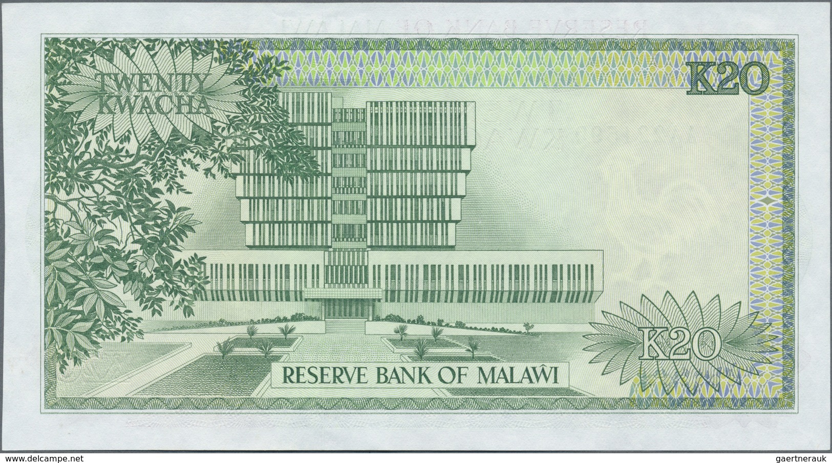 Malawi: 20 Kwacha July 1st 1983, P.17a With A Tiny Dint At Upper Left Corner, Otherwise Perfect: AUN - Malawi
