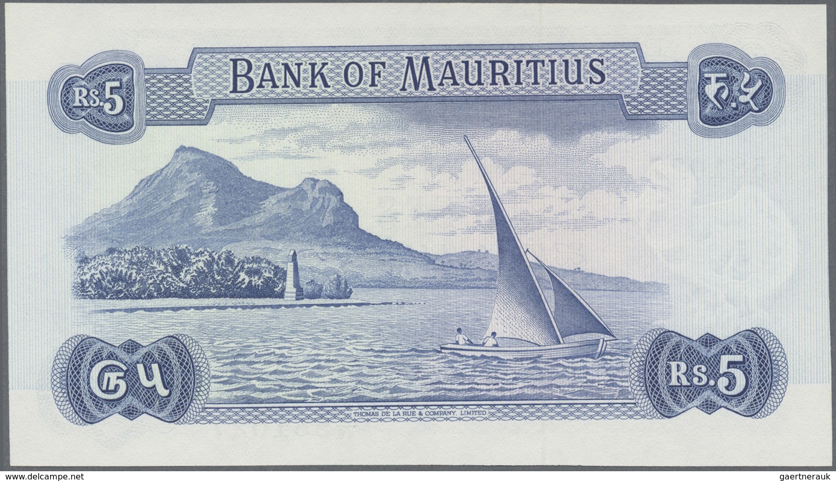 Mauritius: Set With 8 Banknotes 1967 5 Rupees A/46 581027, 25 Rupees A/11 116320. 50 Rupees 6x A/12 - Mauritius