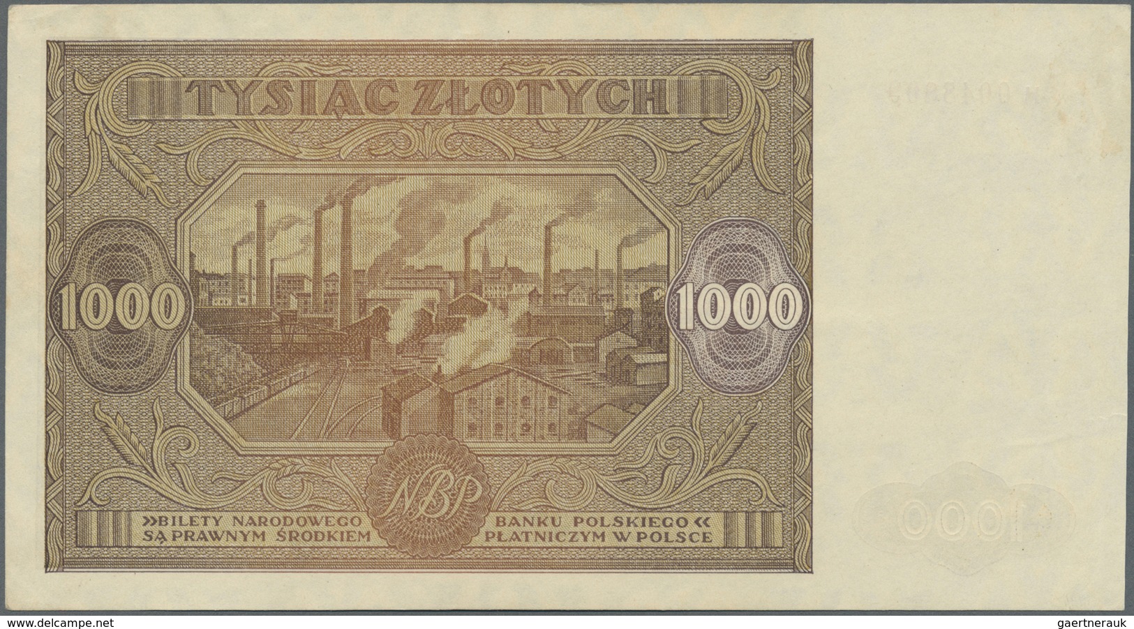 Poland / Polen: 100 Zlotych 1946 P. 122 Unfolded But With Light Handling And Creases In Paper, Condi - Poland