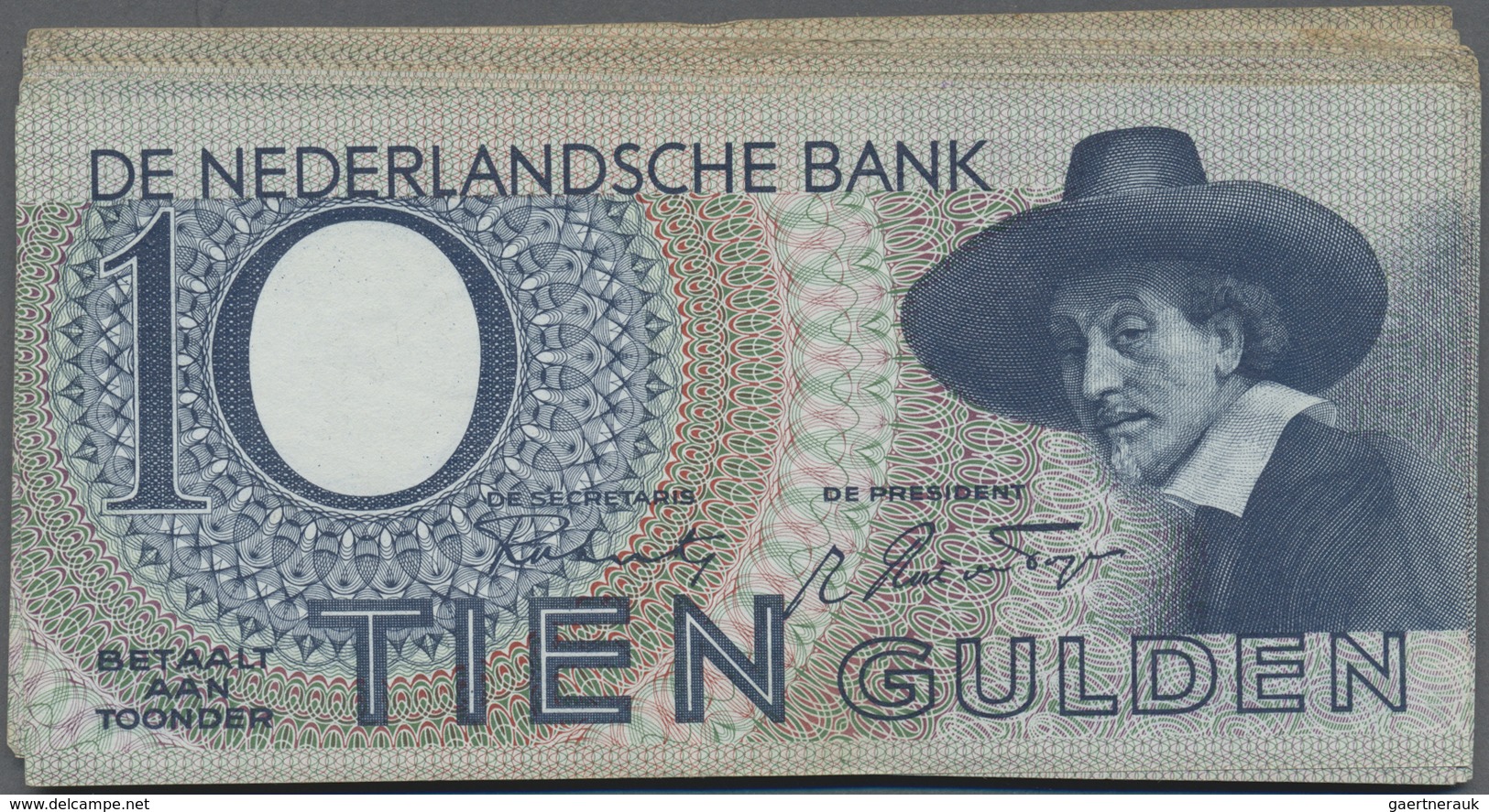 Netherlands / Niederlande: Set Of 25x 10 Gulden 1944 P. 59, 7x XF, 7x VF-, 11x F. (25 Pcs) - Other & Unclassified