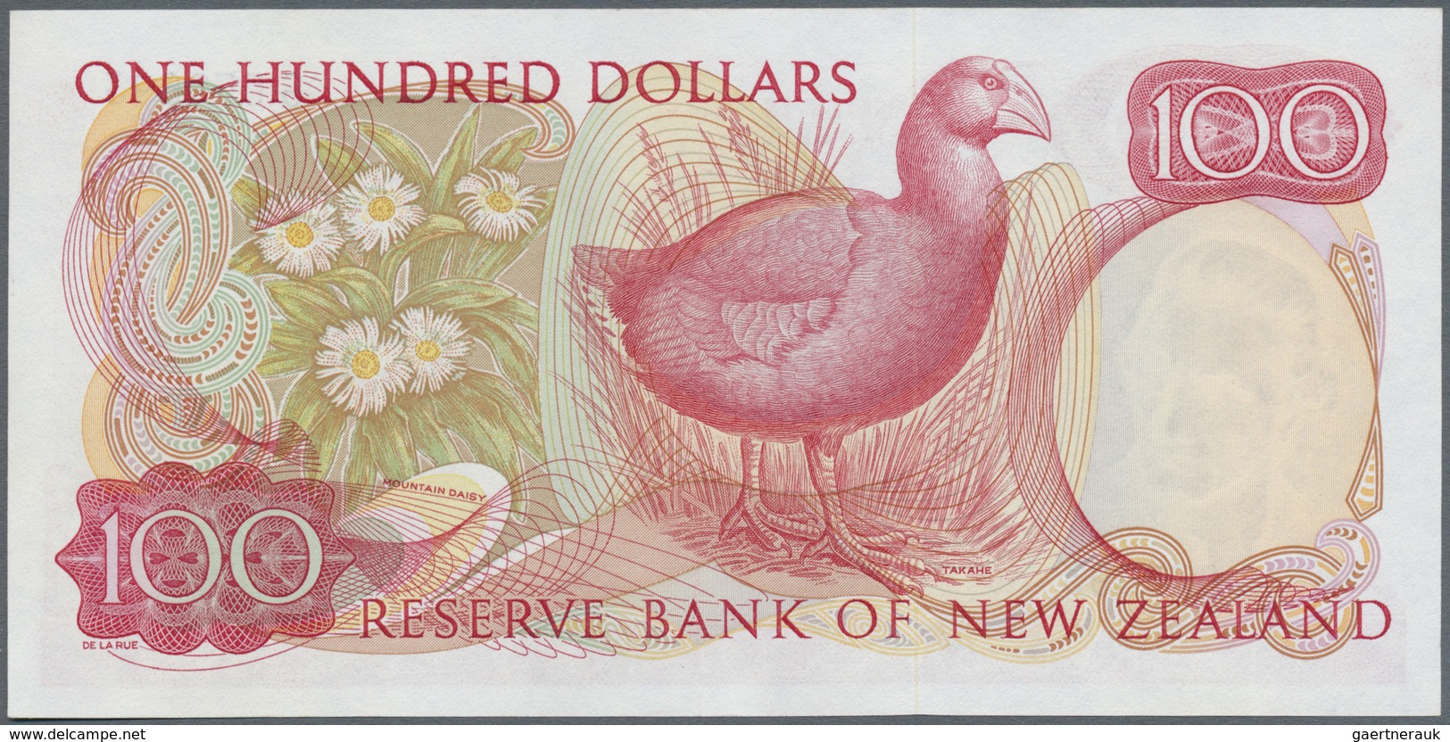 New Zealand / Neuseeland: 100 Dollars ND(1967-77), P.168a With Signature FLEMING In UNC Condition - New Zealand