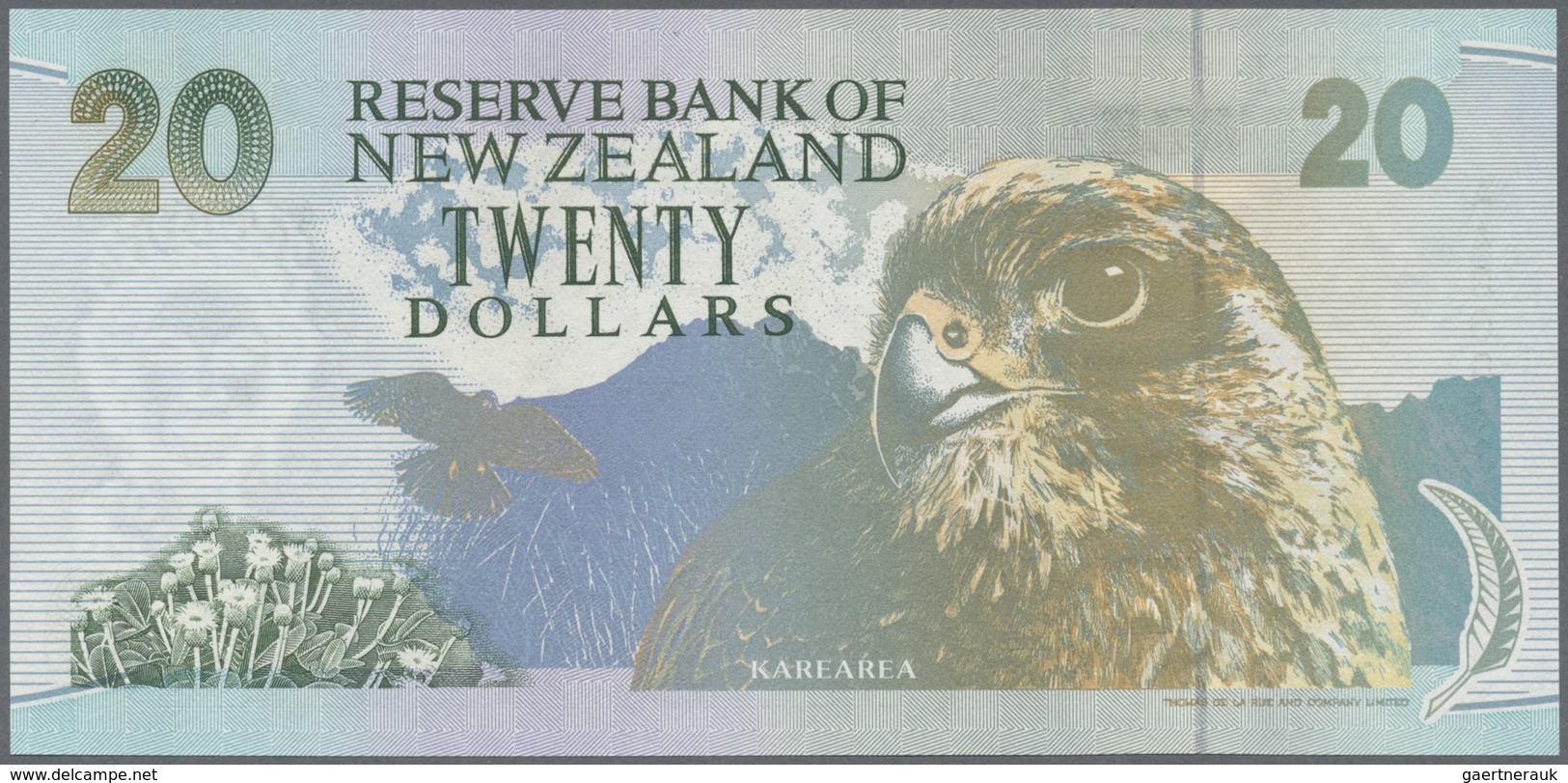 New Zealand / Neuseeland: Set with 6 Banknotes 5, 10, 20, 50 and 100 Dollars ND(1992-99) with matchi