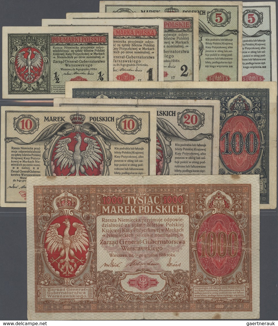 Poland / Polen: State Loan Bank Of Poland 1917 Signature Title "Zarząd Generał-Gubernatorstwa ..." I - Poland