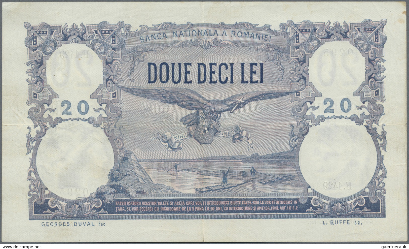 Romania / Rumänien: Banca Naţională A României 20 Lei June 30th 1914, P.20, Still Nice Note With Bri - Romania