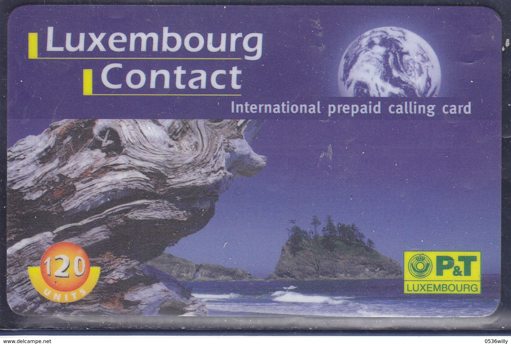 L-Luxembourg, Telekaart "Luxembourg Contact", 120 Units (T.123) - Luxemburg