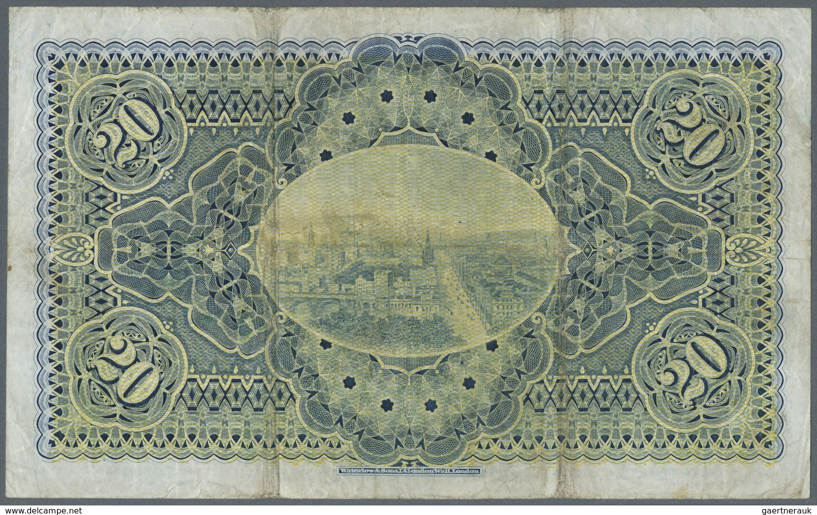 Scotland / Schottland: The National Bank Of Scotland Limited 20 Pounds 1945 P. 260c, 2 Stronger Vert - Other & Unclassified