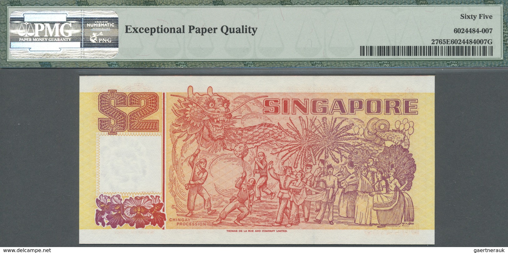 Singapore / Singapur: Interesting Set Of 3 Notes 2 Dollars ND(1990) P. 27 From The Same Series "EC" - Singapore