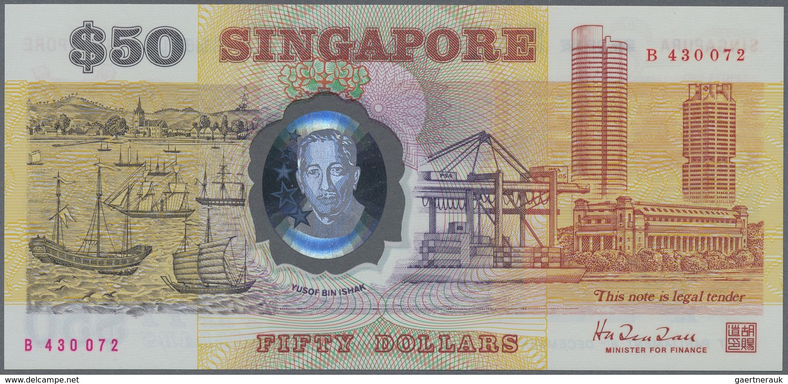 Singapore / Singapur: Set Of 2 CONSECUTIVE Notes 50 Dollars ND(1990) P. 31, Both In Condition: UNC. - Singapore