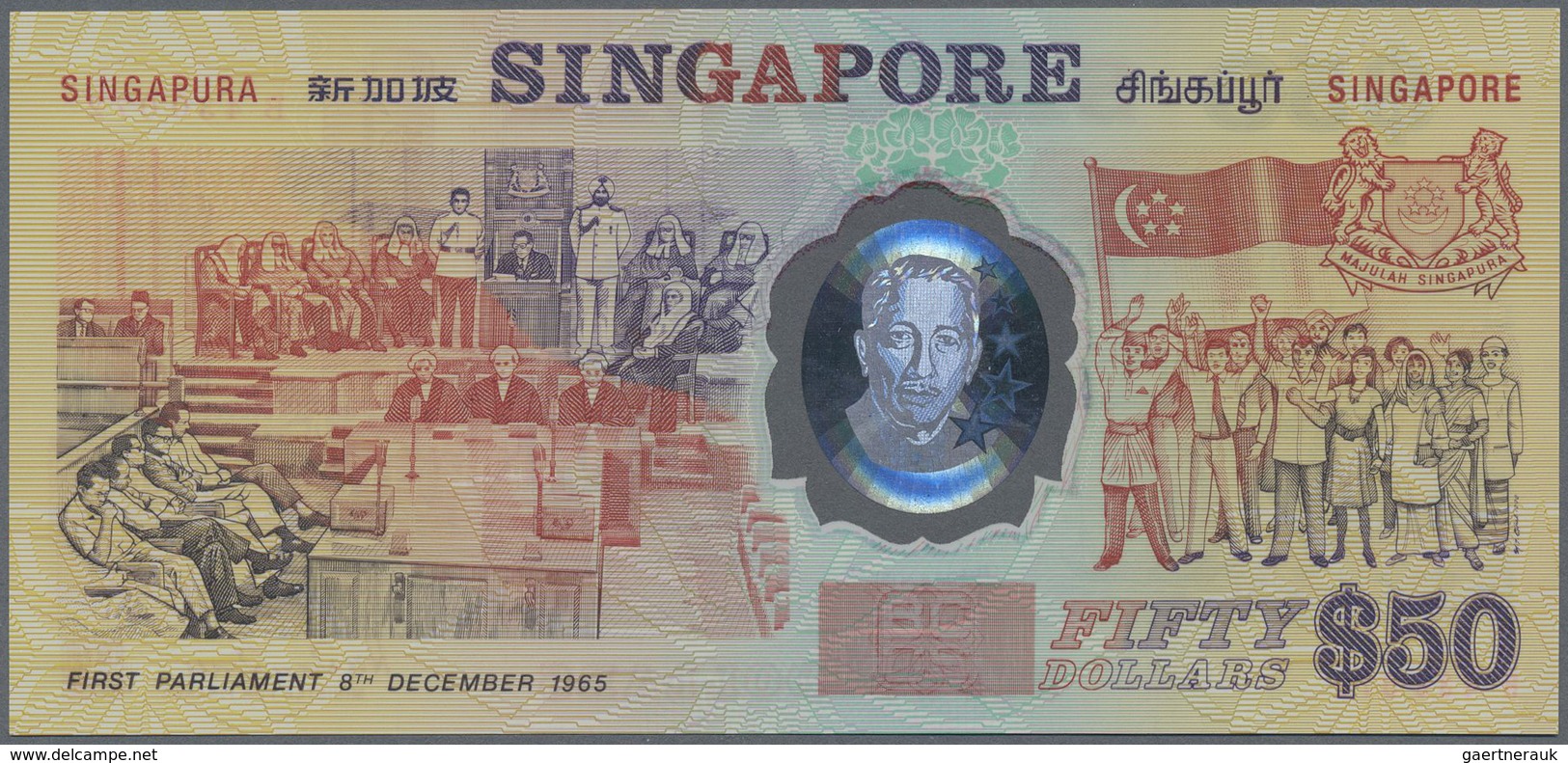 Singapore / Singapur: Set Of 2 CONSECUTIVE Notes 50 Dollars ND(1990) P. 31, Both In Condition: UNC. - Singapore