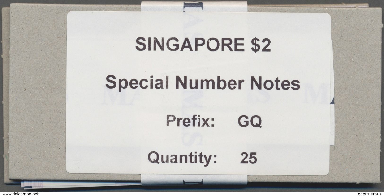 Singapore / Singapur: Set Of 25 Pcs 2 Dollars ND(1999) P. 38, All With Special Numbers, Very Rare, C - Singapore