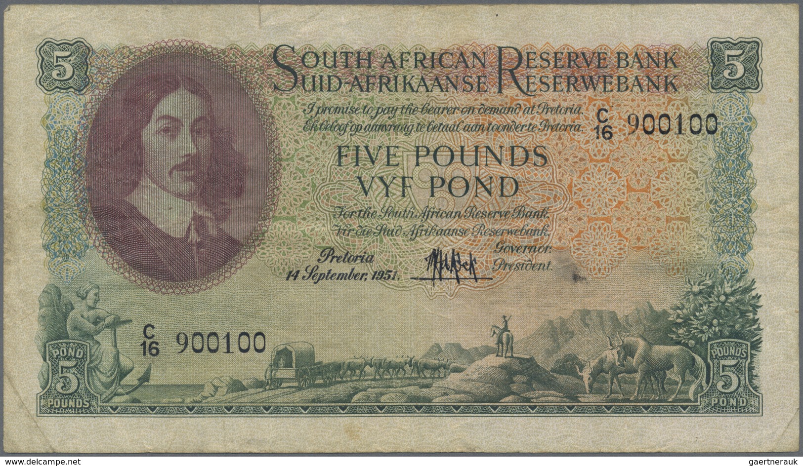 South Africa / Südafrika: Large Set Of 26 Banknotes 5 Pounds Containing 4x P. 96a (F) And 19x 5 Poun - South Africa