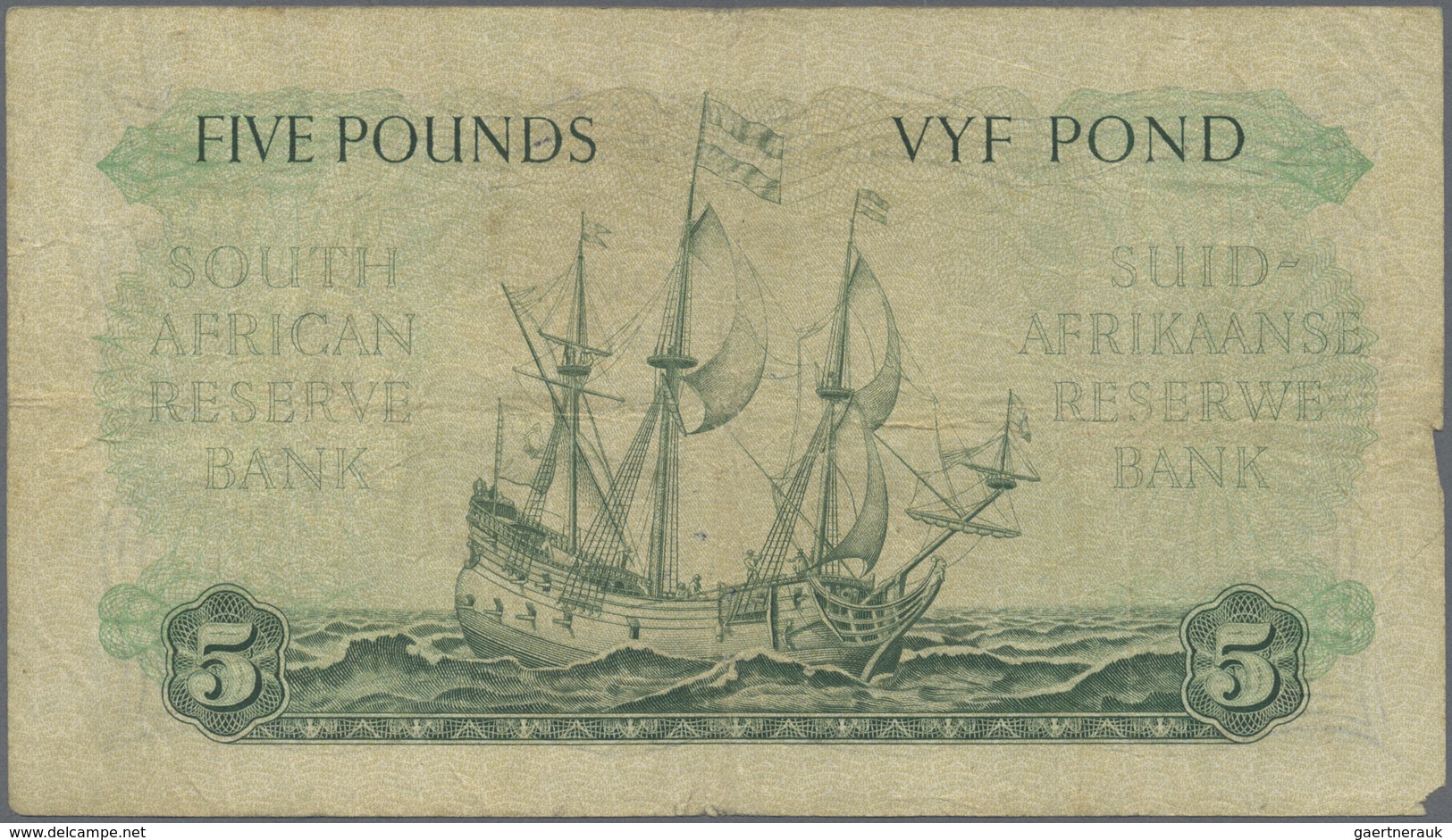 South Africa / Südafrika: large set of 26 banknotes 5 Pounds containing 4x P. 96a (F) and 19x 5 Poun