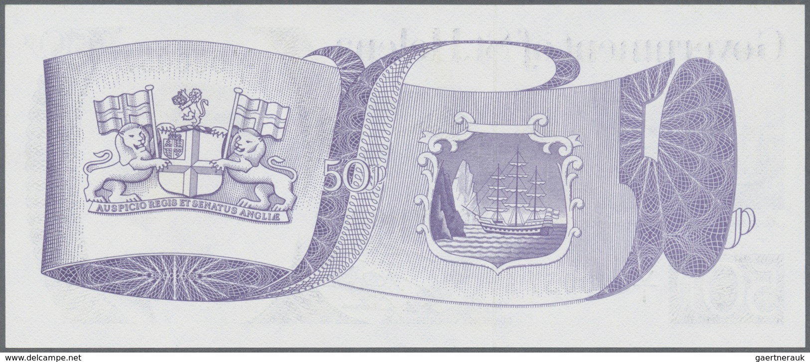 St. Helena: Set With 4 Banknotes With Matching First Prefix Low Serial Number 50 Pence, 1 Pound, 5 P - Saint Helena Island