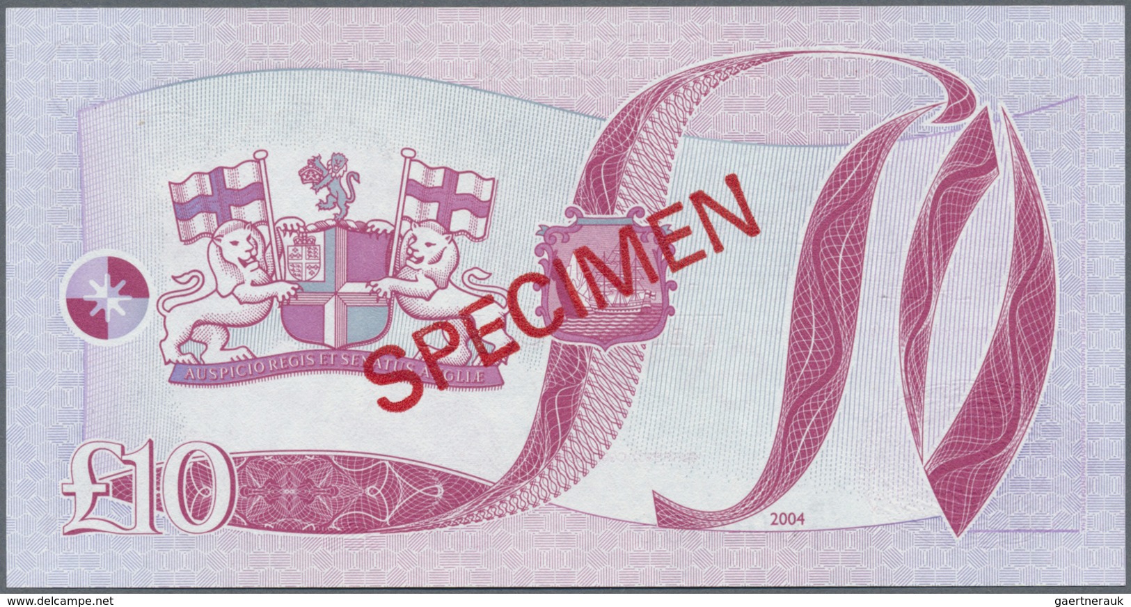 St. Helena: Set Of 2 Specimen Notes Containing 10 And 20 Pounds 2004 P. 12s, 13s, Both In Condition: - Isola Sant'Elena