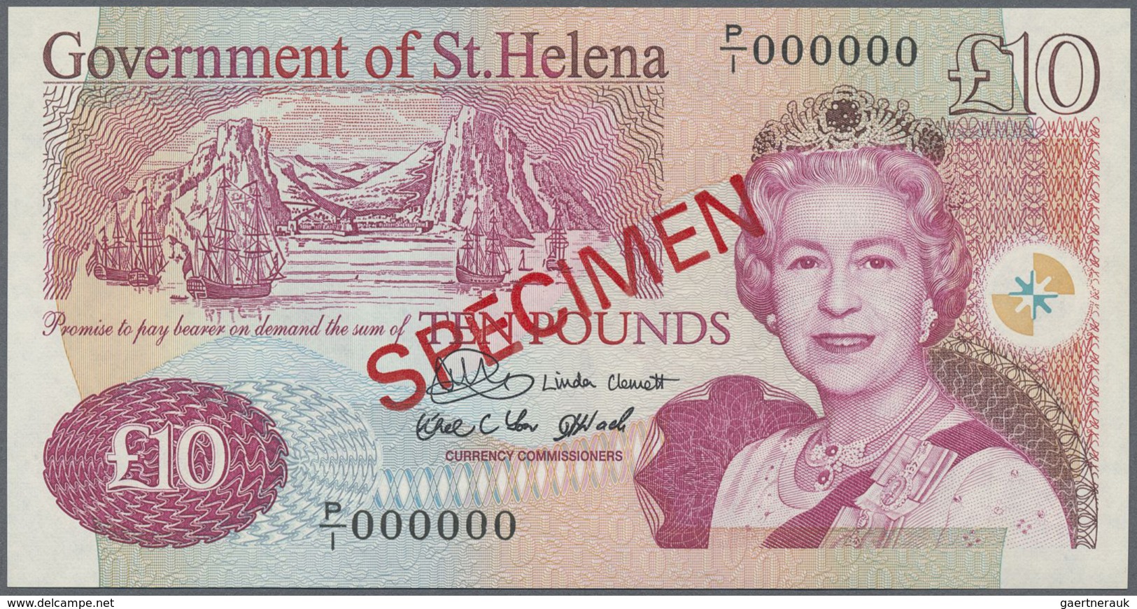 St. Helena: 10 Pounds 2004 Specimen P. 12as In Condition: UNC. - Saint Helena Island