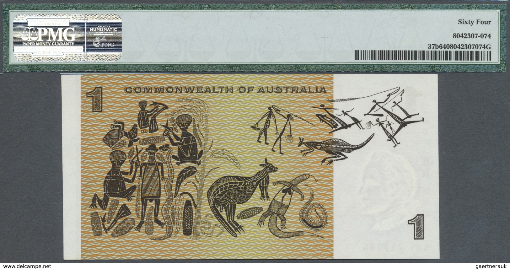 Australia / Australien: Pair Of The 1 Dollar ND(1968) Rare Signature Coombs/Randall Running Pair AGV - Other & Unclassified