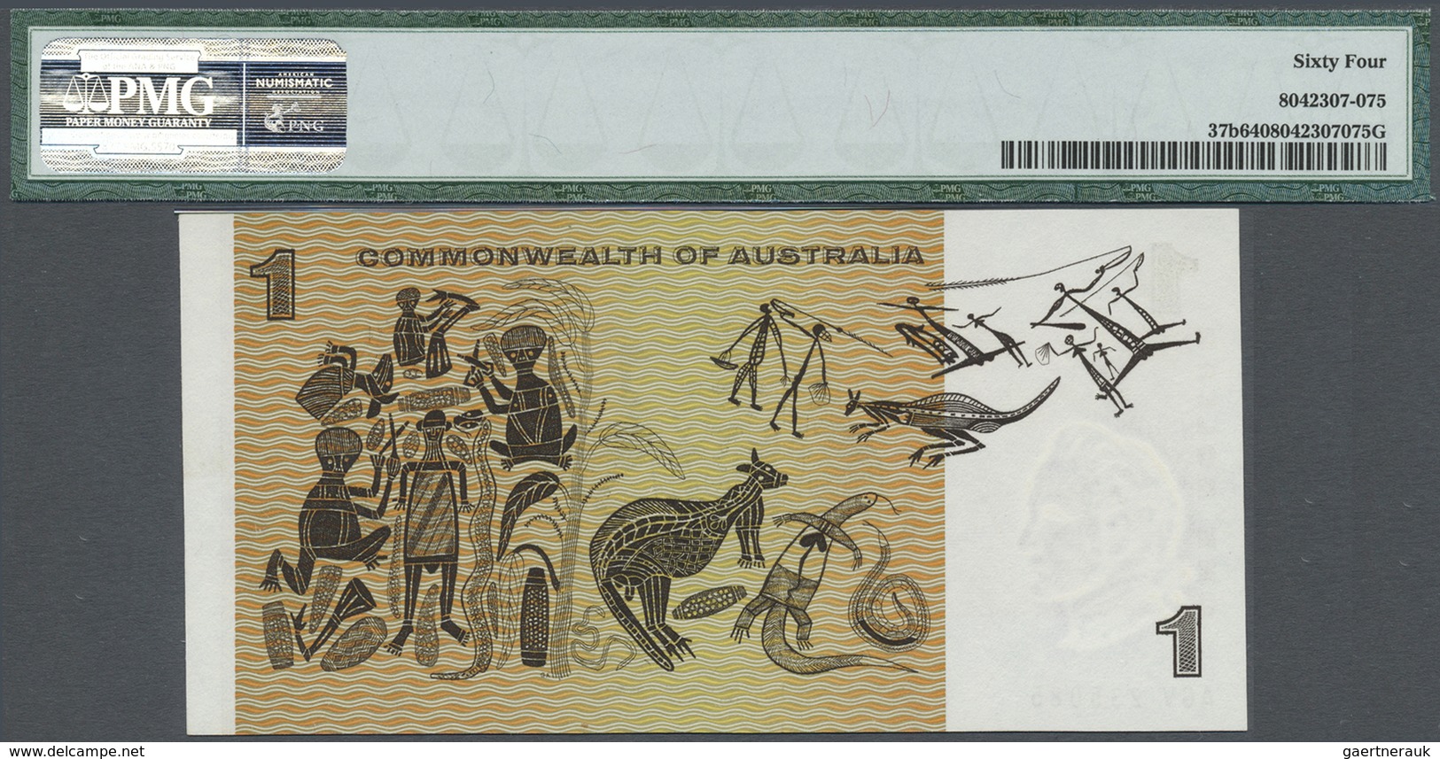 Australia / Australien: Pair Of The 1 Dollar ND(1968) Rare Signature Coombs/Randall Running Pair AGV - Other & Unclassified