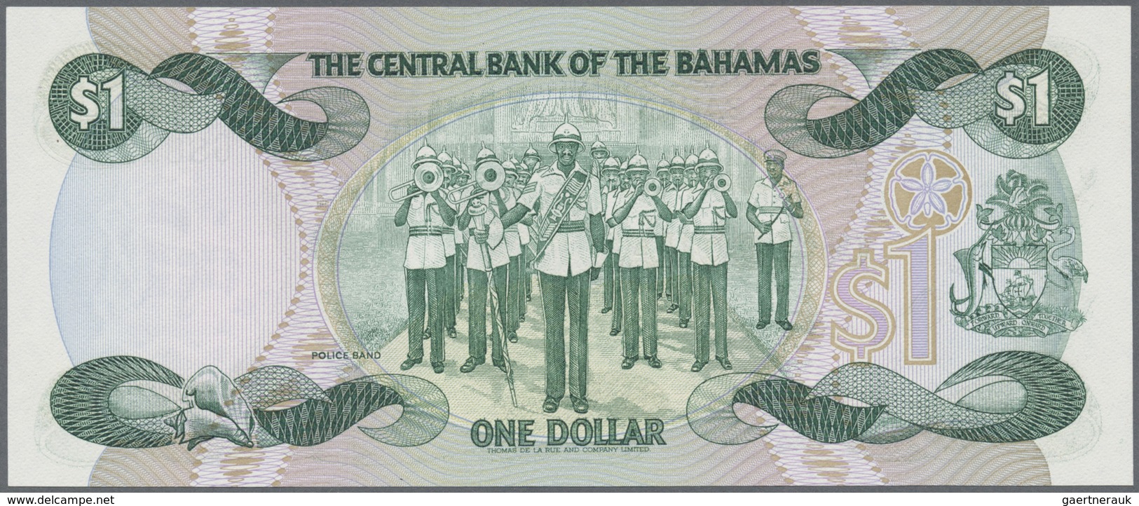 Bahamas: Set With 9 Banknotes 50 Cents L.1965 P.17, 50 Cents L.1968 P.26, 1 Dollar L.1974 P.35a,b, 2 - Bahamas