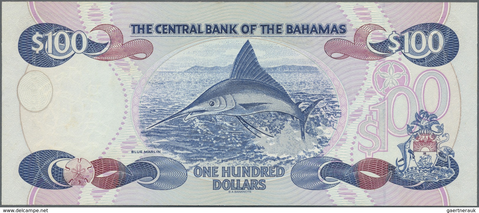 Bahamas: Rare Set Of 2 CONSECUTIVE Notes Of 100 Dollars 1996 P. 67, Hard To Find As Consecutive Pair - Bahamas