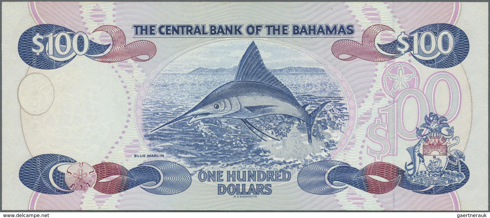 Bahamas: Rare Set Of 2 CONSECUTIVE Notes Of 100 Dollars 1996 P. 67, Hard To Find As Consecutive Pair - Bahamas