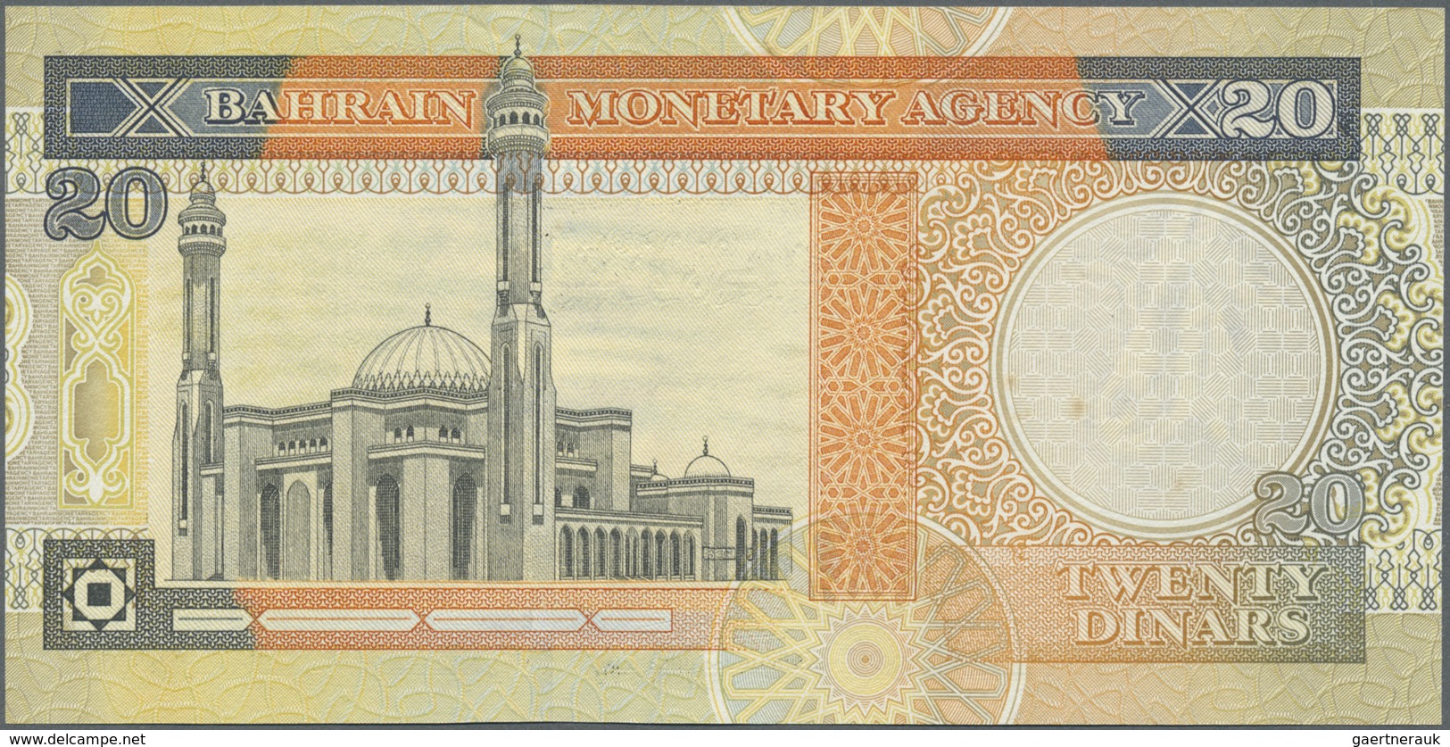 Bahrain: 20 Rials ND P. 23 In Condition: UNC. - Bahrain