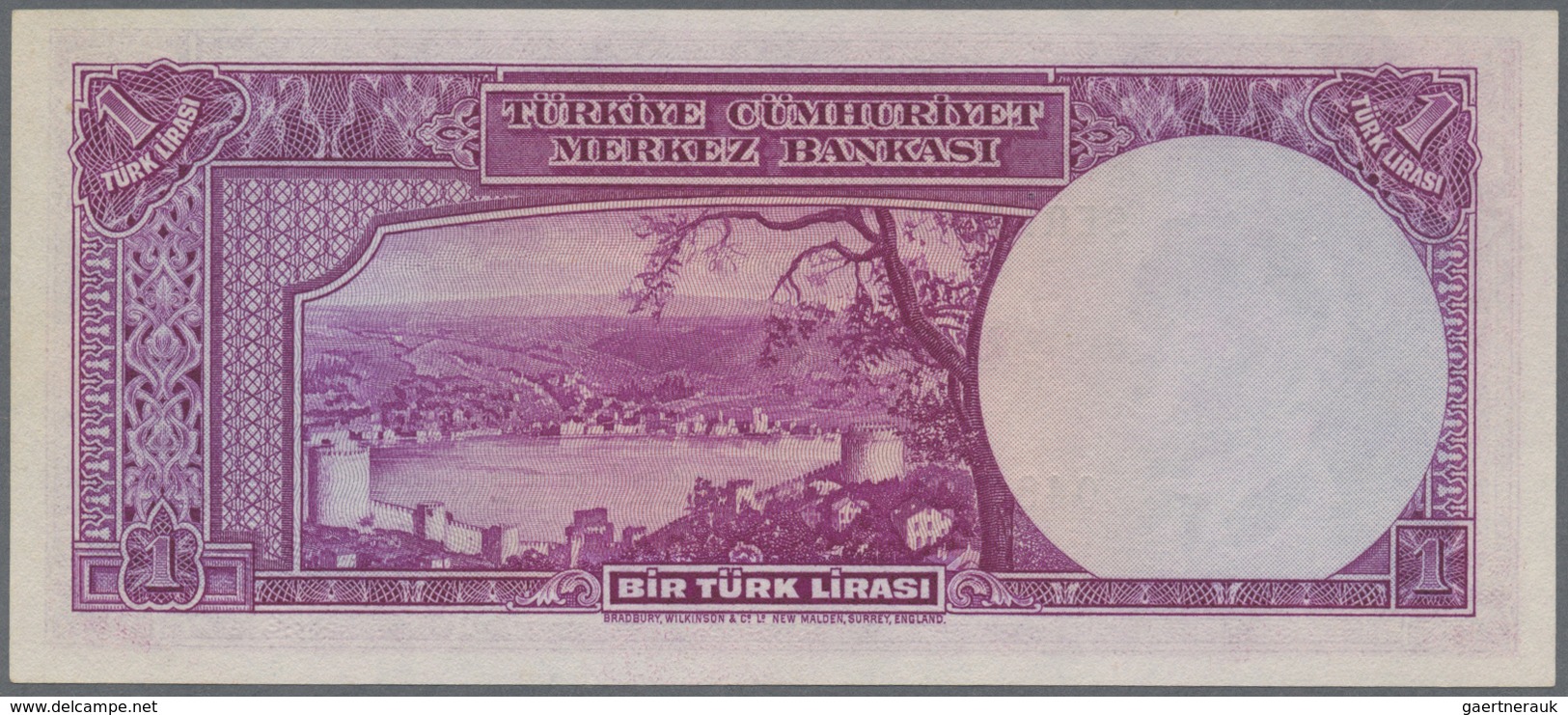 Turkey / Türkei: 1 Lirasi L. 1930 (1940-1944) "İnönü" - Interim Issue, P.135 In Almost Perfect Condi - Turkey