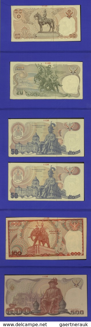 Thailand: Set Of 5 Unissued Specimen Notes Printed For The 1991 "World Bank Group / IMF Annual Meeti - Thailand