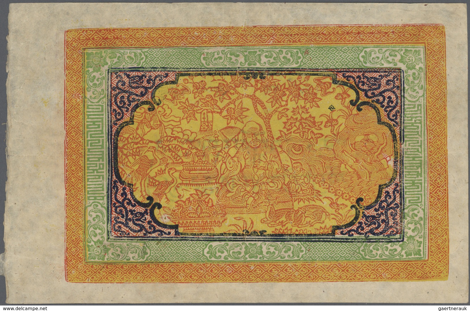 Tibet: 100 Srang ND(1942-59), P.11 Excellent Condition With A Few Folds Only And Tiny Spot At Right - Andere - Azië