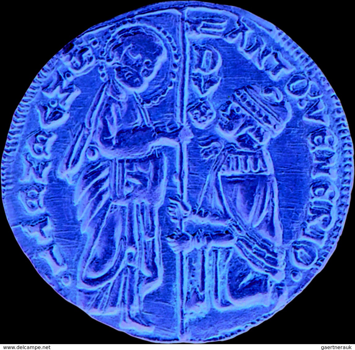 Italien: Venedig, Antonio Venieri 1382-1400: 1 Dukat O.J., Friedberg 1229. 3,5 G. Sehr Schön. - 1900-1946 : Victor Emmanuel III & Umberto II