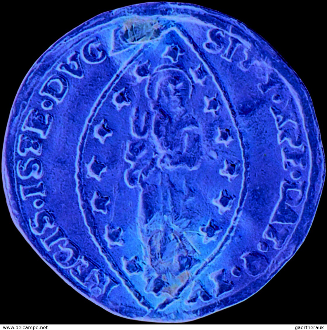 Italien: Venedig, Ludovico Manin 1789-1797: 1 Zecchino O.J., Friedberg 1445. 3,06 G. Fassungsspuren, - 1900-1946 : Victor Emmanuel III & Umberto II