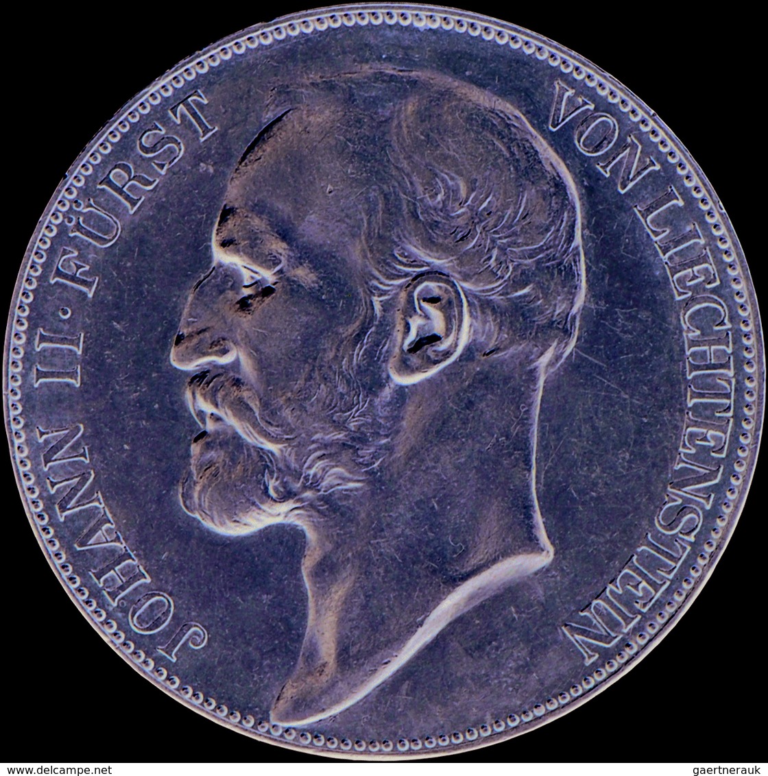 Liechtenstein: Johann II. 1858-1929: 5 Kronen 1900, Dav. 216, HMZ 2-1376b, Auflage 5.000 Expl.,vorzü - Liechtenstein