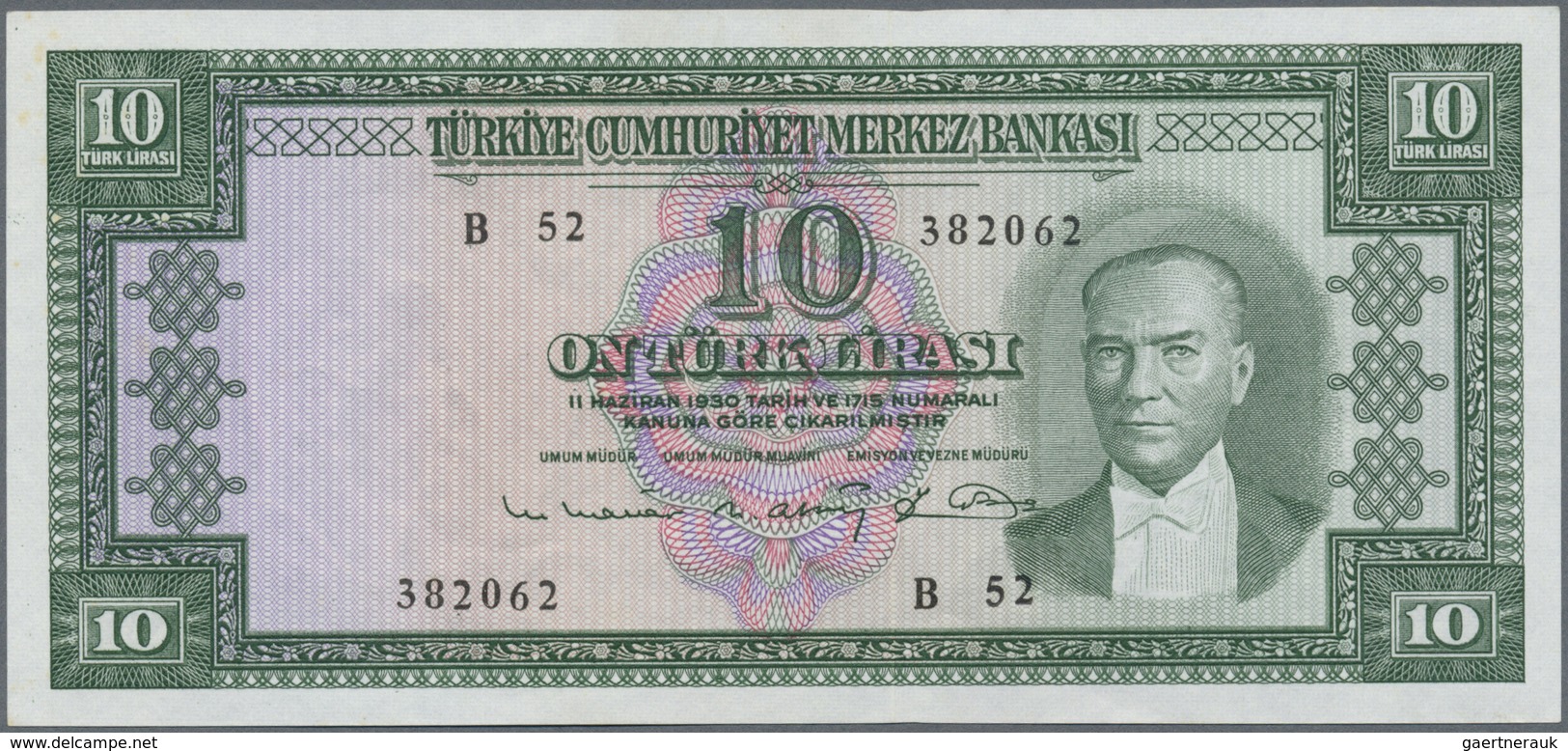 Turkey / Türkei: 10 Lira L. 1930 (1951-1961), P.161 In Perfect UNC Condition - Turchia