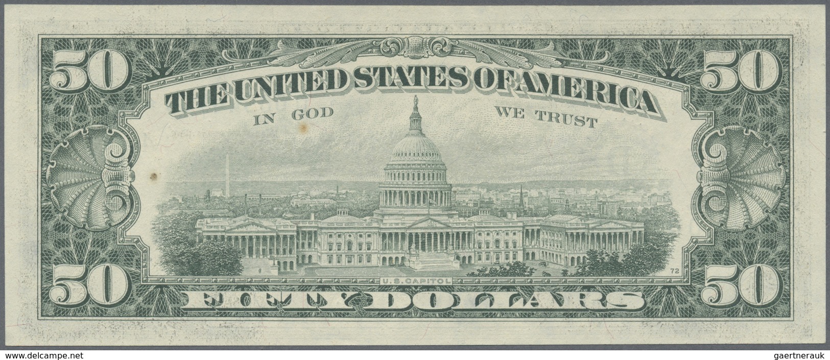 United States Of America: 50 Dollars Series 1977 Replacement / Star Note, P.466r With Radar Serial N - Other & Unclassified