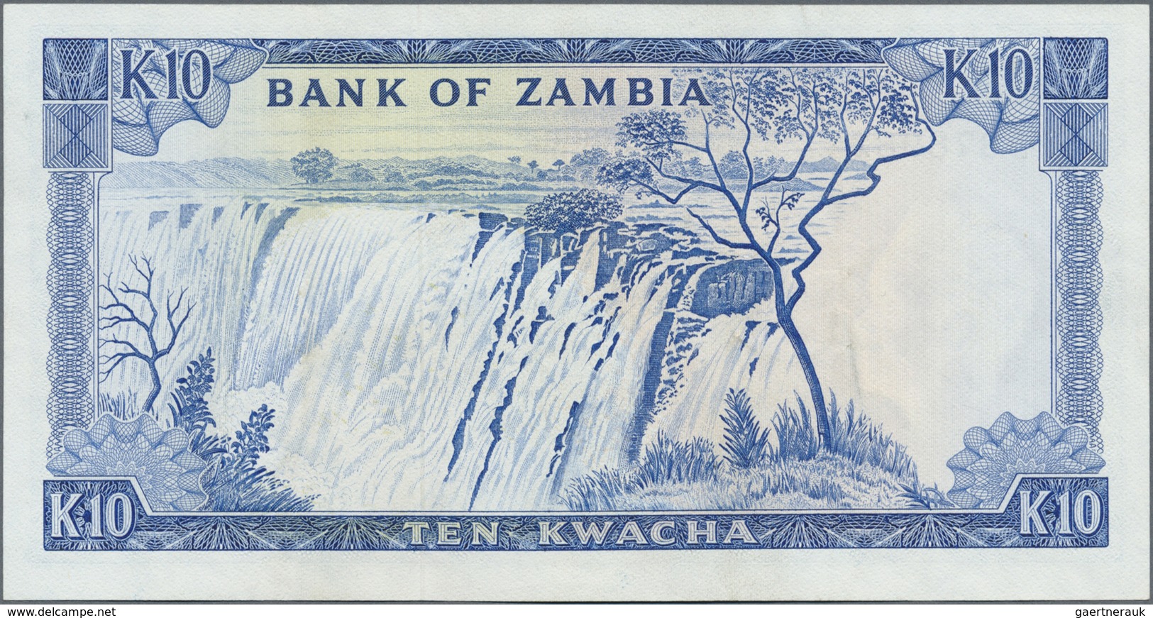 Zambia / Sambia: 10 Kwacha ND(1969), P.12a, Excellent And Almost Perfect Condition With A Few Minor - Zambia