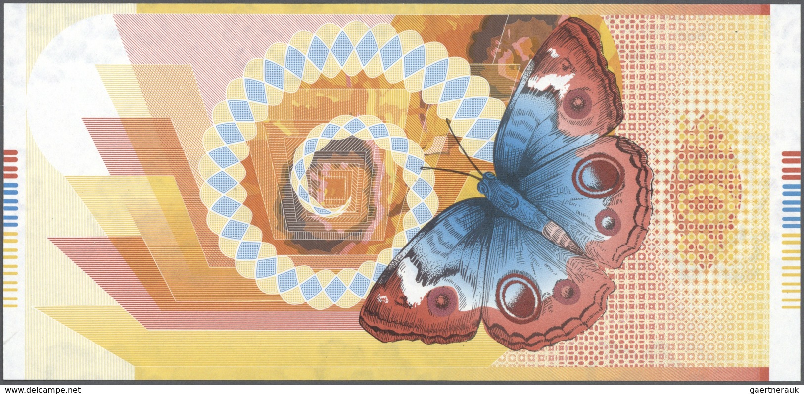 Testbanknoten: Test Banknote CBPMC (China Banknote Printing And Minting Company) "Sea Life 35" With - Fictifs & Spécimens