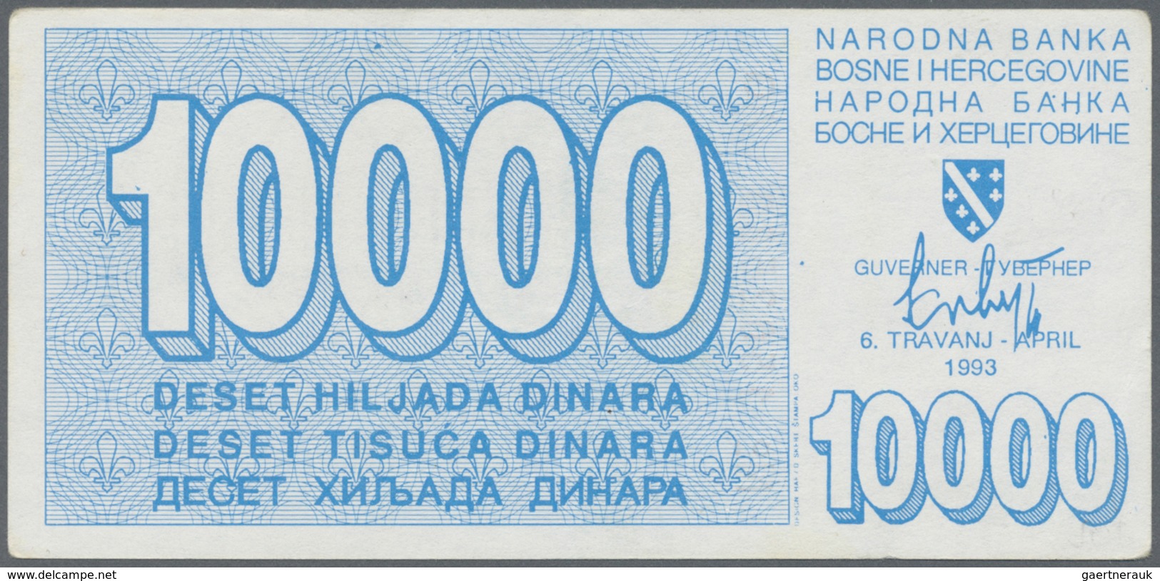 Bosnia & Herzegovina / Bosnien & Herzegovina: 1992 (ca.), Lot With 761 Banknotes, Some In Quantity, - Bosnia Erzegovina